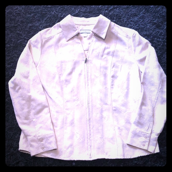 SUEDE CLOTH SZ PM JACKET BUT FITS LIKE REG M SONOMA NWOT - Picture 1 of 4